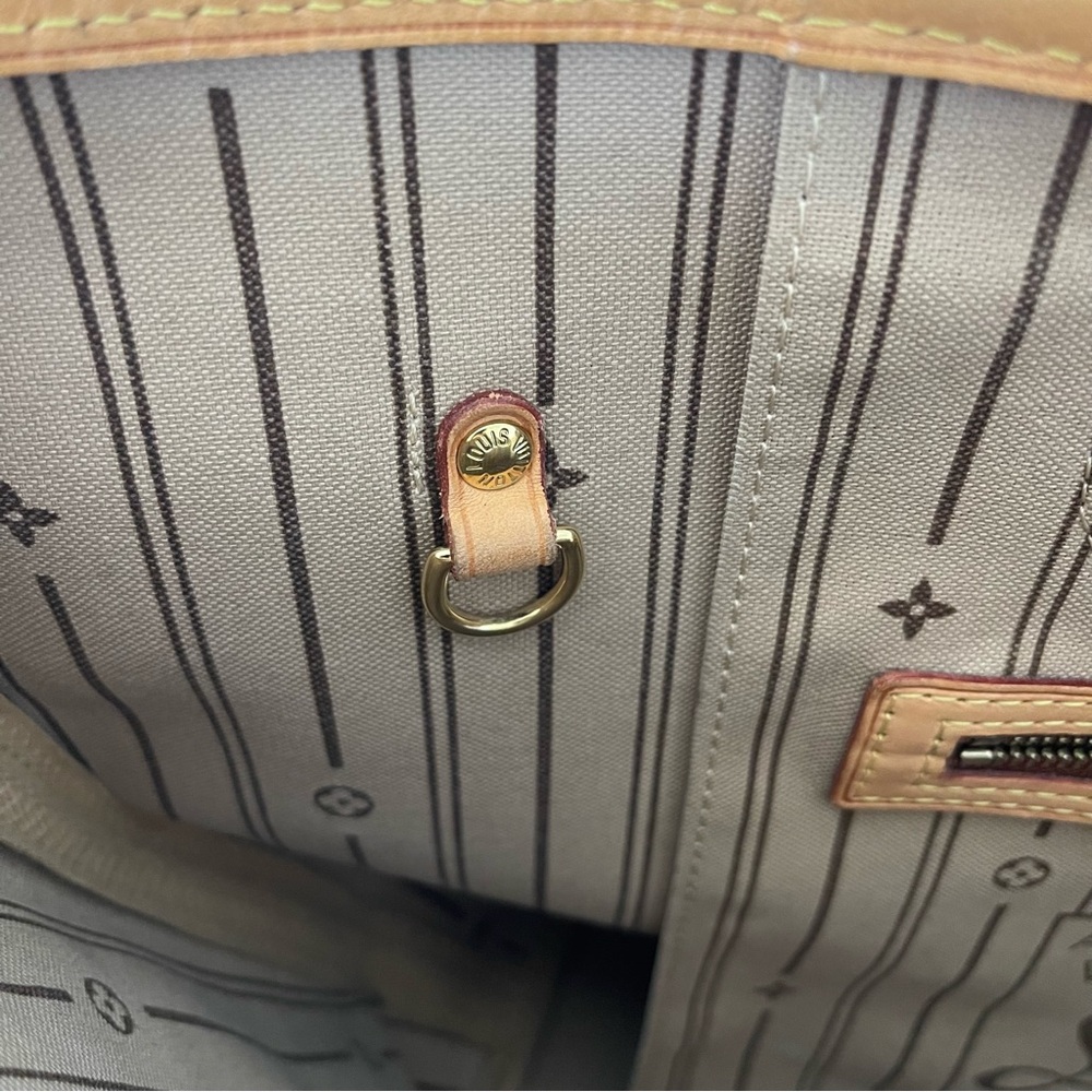 Louis Vuitton Monogram Canvas Neverfull Tote in Brown and Tan - Picture 13 of 14